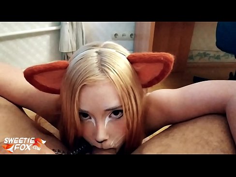 ❤️ Kitsune sluk piel en kom in haar mond ❤ Fokvideo op af.tuberxxx.ru ☑